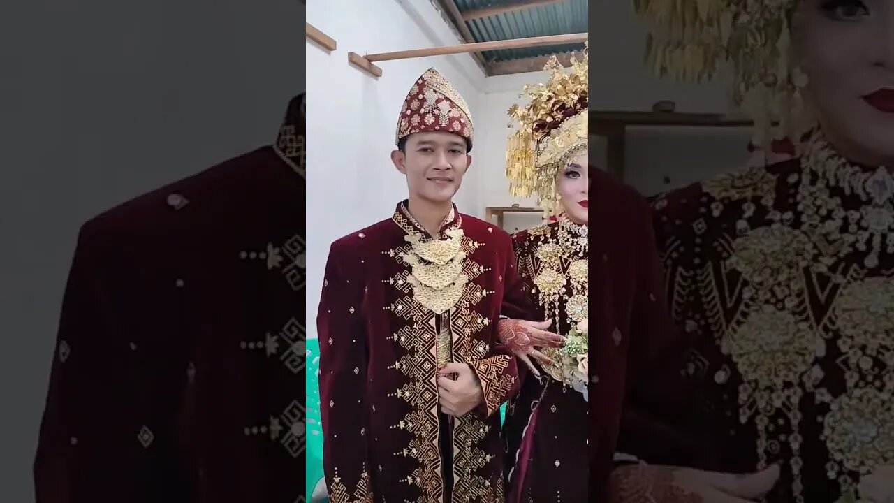 Elegant ! Pengantin Pakaian Adat Palembang - Sumatera Selatan - INDONESIA #shortvideo #shorts #short