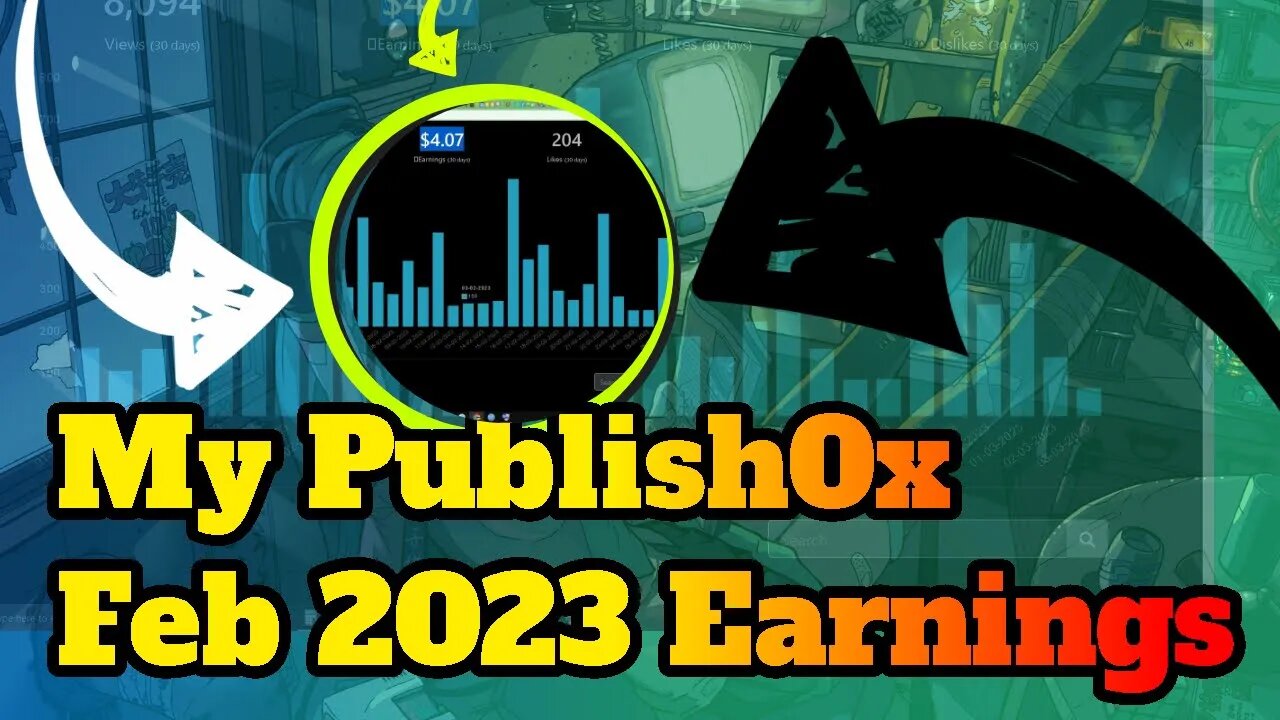 My Publish0x Earnings For February 2023 - My Blog Earnings For February 2023 (Proof)