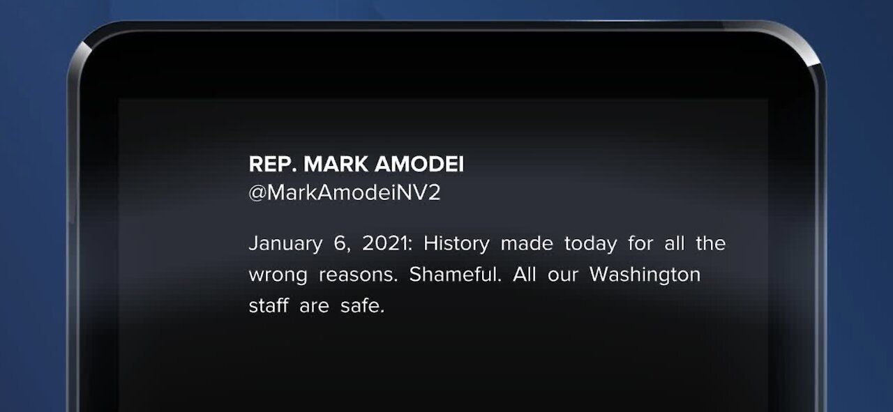 Rep. Mark Amodei, Rep. Steven Horsford respond to violence on Capitol Hill