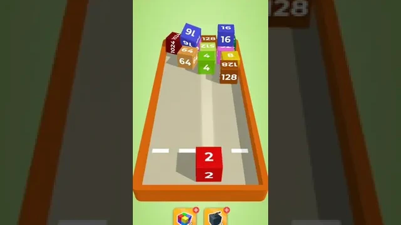 2048 chain cube gameplay 5