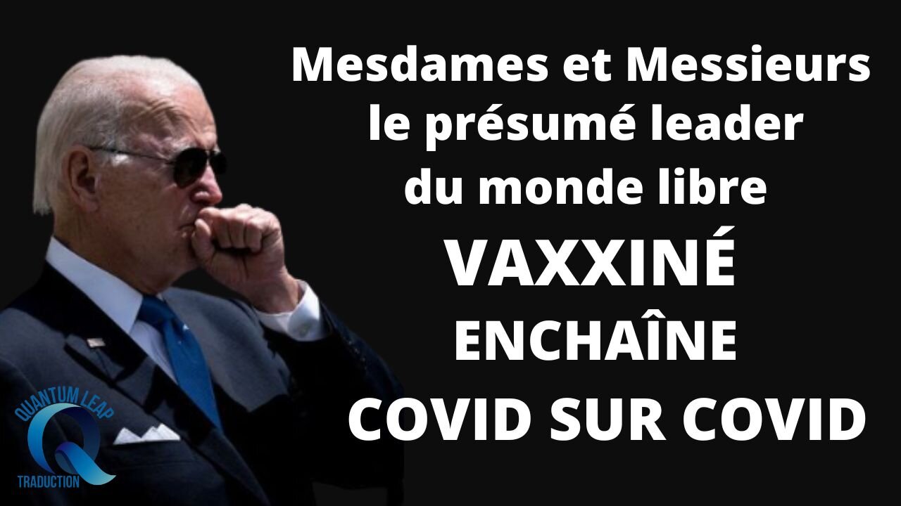 BIDEN VAXXINÉ ENCHAÎNE COVID SUR COVID 🤔