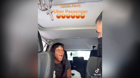 VIDEO: Woman Violently Loses It Over Mask Mandate On Uber Driver
