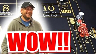 🔥WILD RIDE!!🔥 30 Roll Craps Challenge - WIN BIG or BUST #291