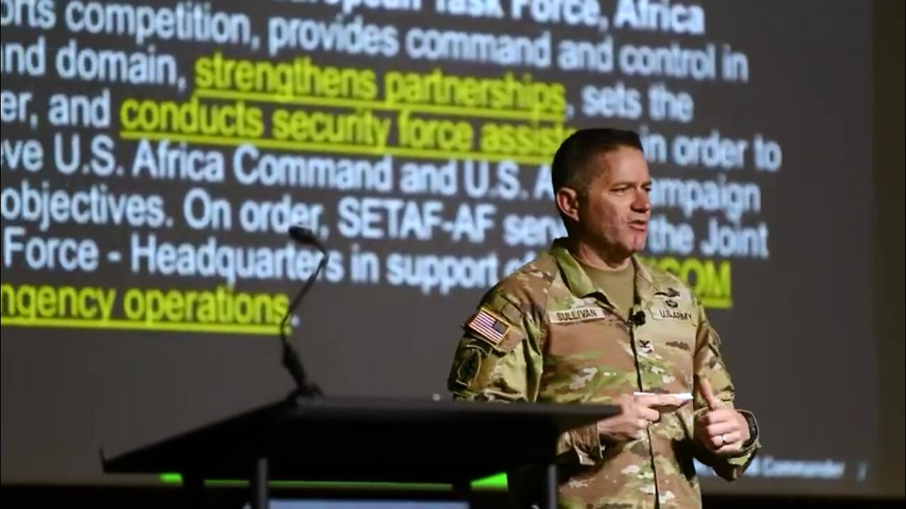 SFAB and Republic of Ghana CSA speak at African Land Forces Summit 2022