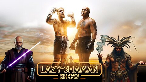 Live Tyson vs Paul Reaction - The Lazy-Shaman Show