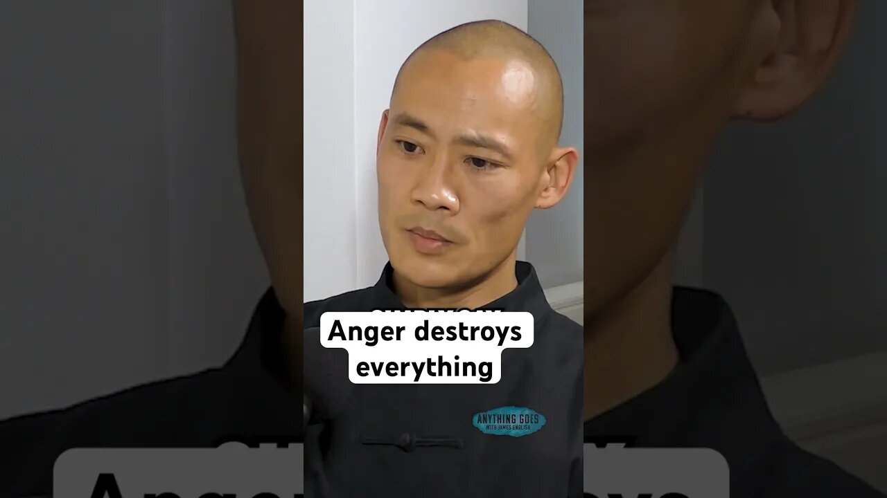 Angriness destroys everything - Master Shi Heng Yi