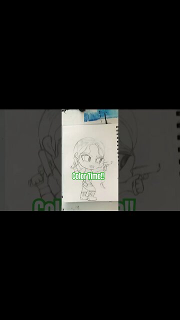It’s time to Color THIS! 🔫💎⛰️#artwork #chibi #copic #tombraider #videogames #shortsart
