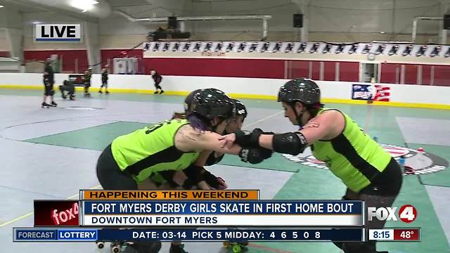 Roller Derby comes to Fort Myers on St. Patrick's Day - 8am live report