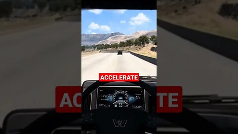 Accelerate to 88 #backtothefuture Don't do this at home. #trucking #shorts