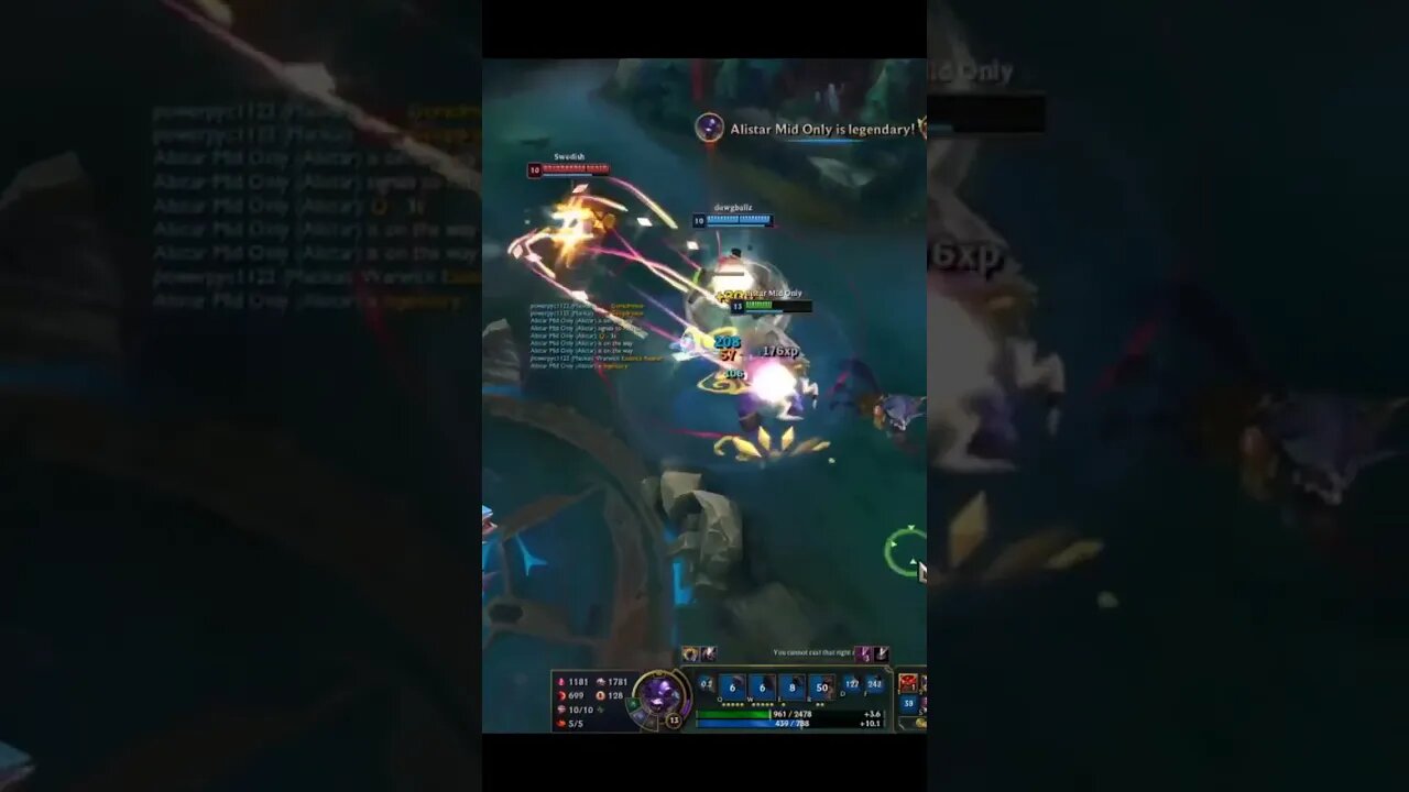 Alistar Full Ap - League of Legends #shorts