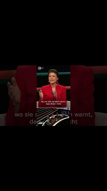 So reagiert Wagenknecht auf Kritik | Lanz #shorts