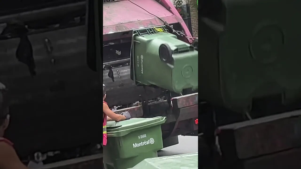 Amazing Garbage grinder in action