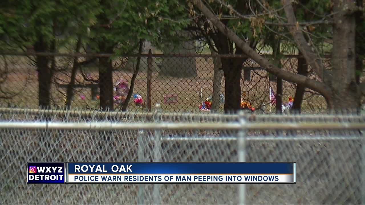 Man caught peeping into homes in Birmingham and Royal Oak