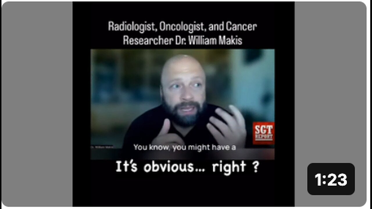 Radiologist Oncologist and Cancer Researcher Dr. William Makis