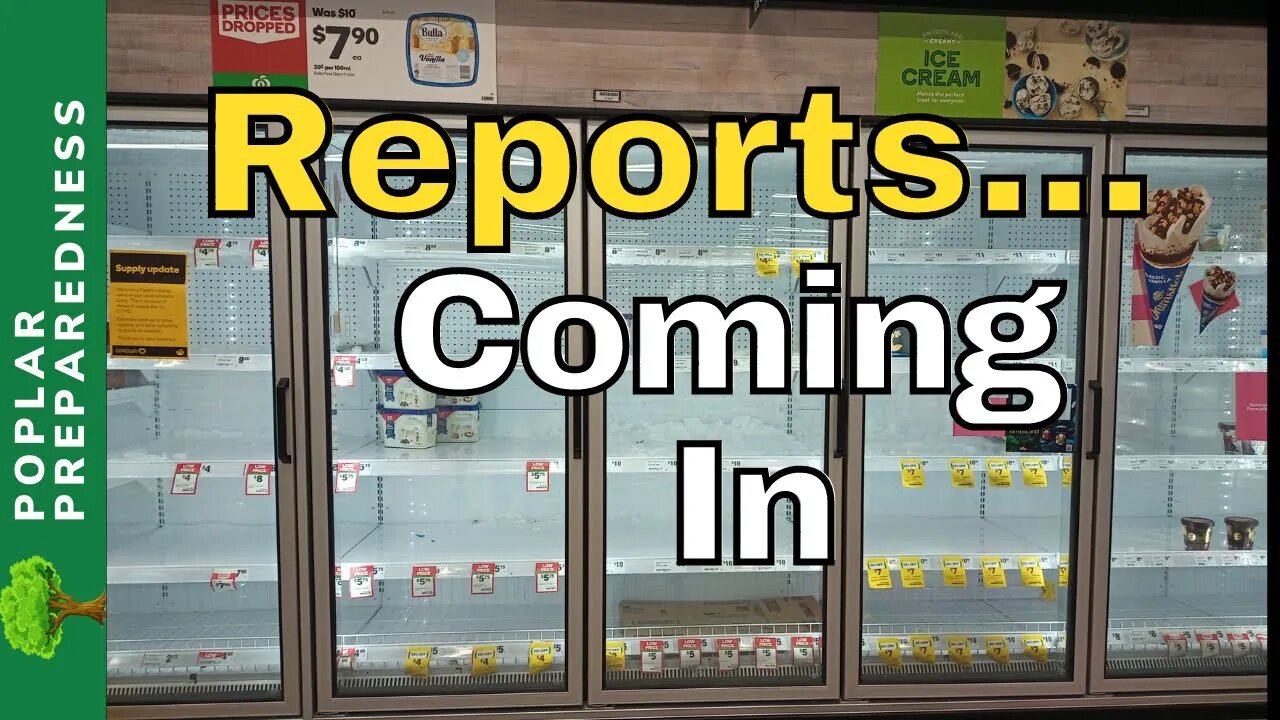Food Shortage Reports - 2/11- Crowdsourced Intel (Empty Shelves Report)