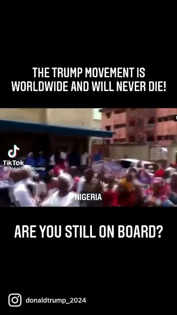 The world demand Trump to be their leader