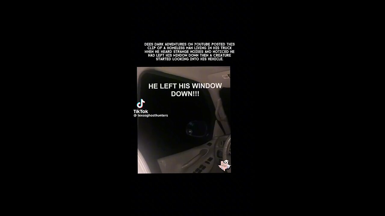 He left his truck window open