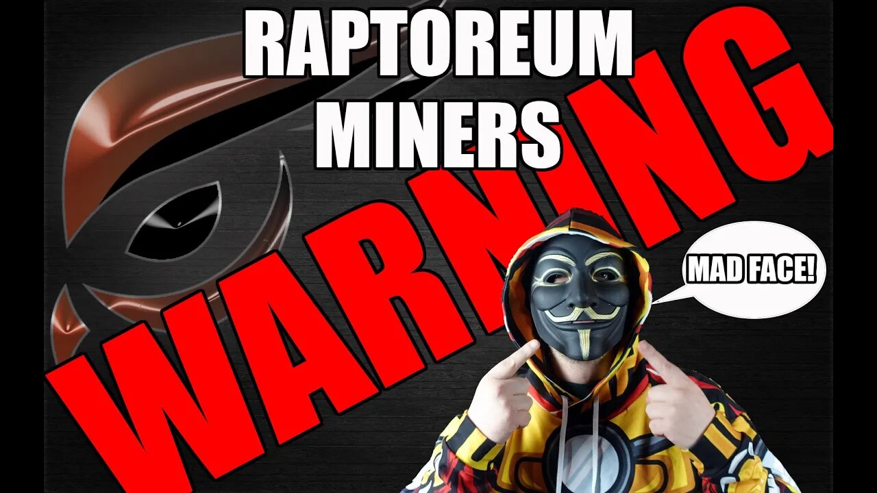 RAPTOREUM CPU MINING Urgent Notice | Get Off FlockPool