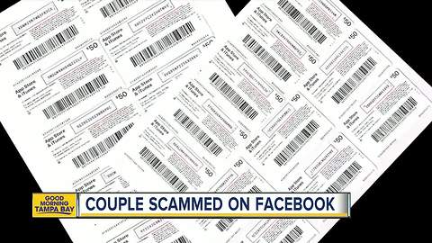 Florida couple scammed over Facebook after friend's page was hacked