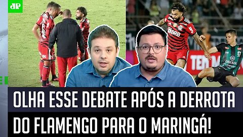 "FOI VERGONHOSO! O Flamengo PERDEU pra um time de Série D e o MAIS ESTRANHO é que..." VEJA DEBATE!