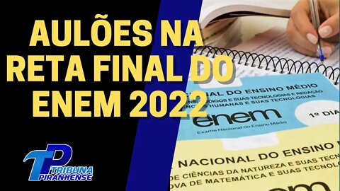 SEDUC REALIZA AULÕES NA RETA FINAL DO ENEM 2022