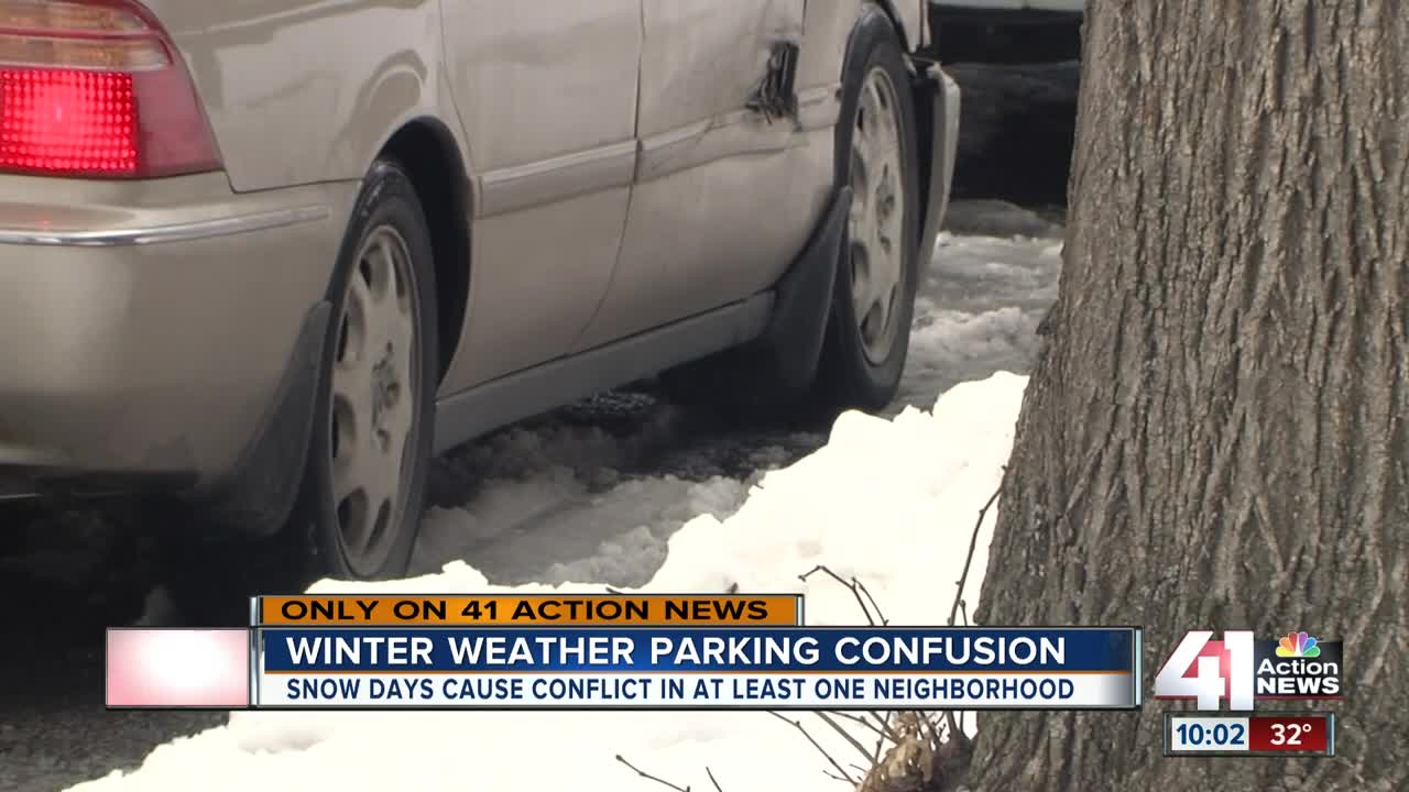 KC residents unsure where to park when it snows