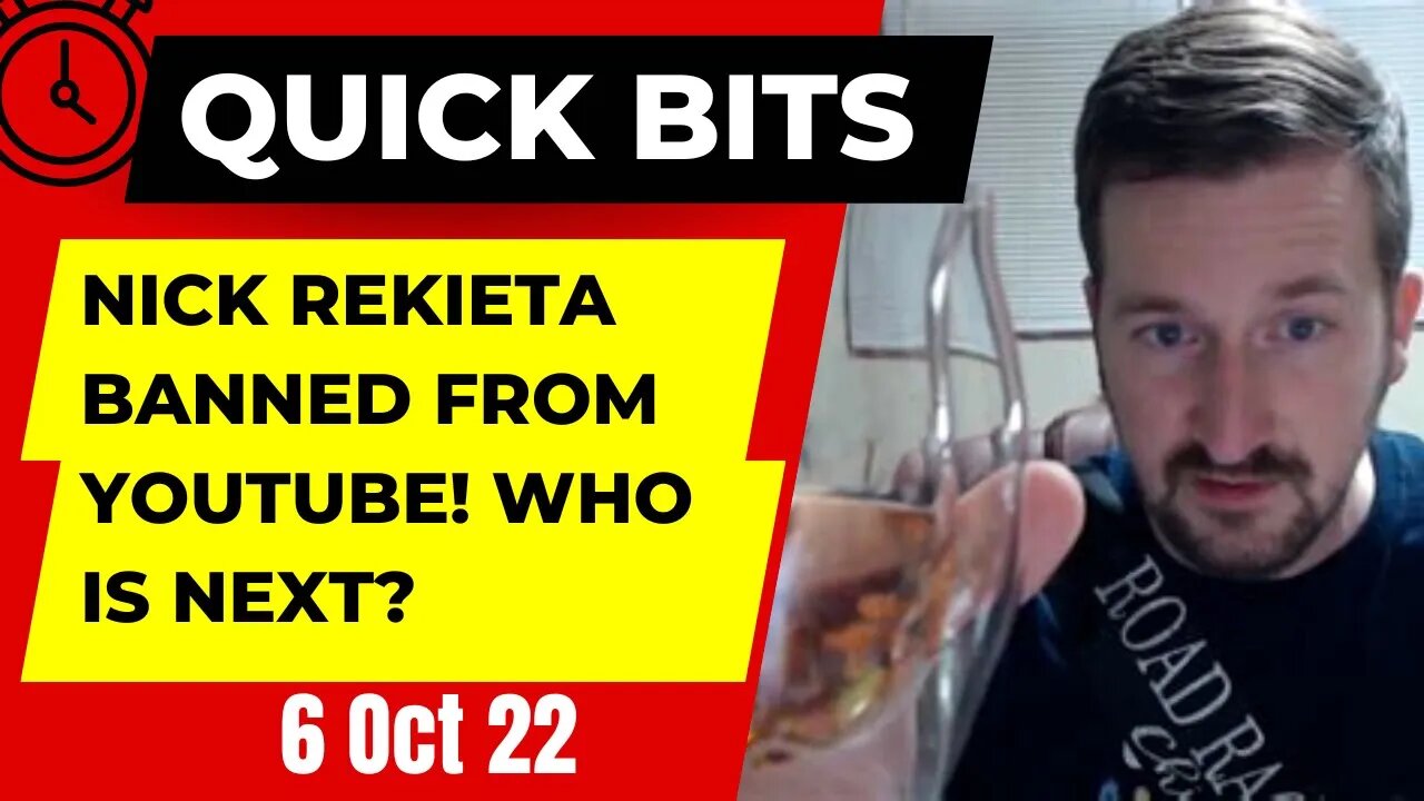 Nick from REKIETA LAW BANNED from YouTube!