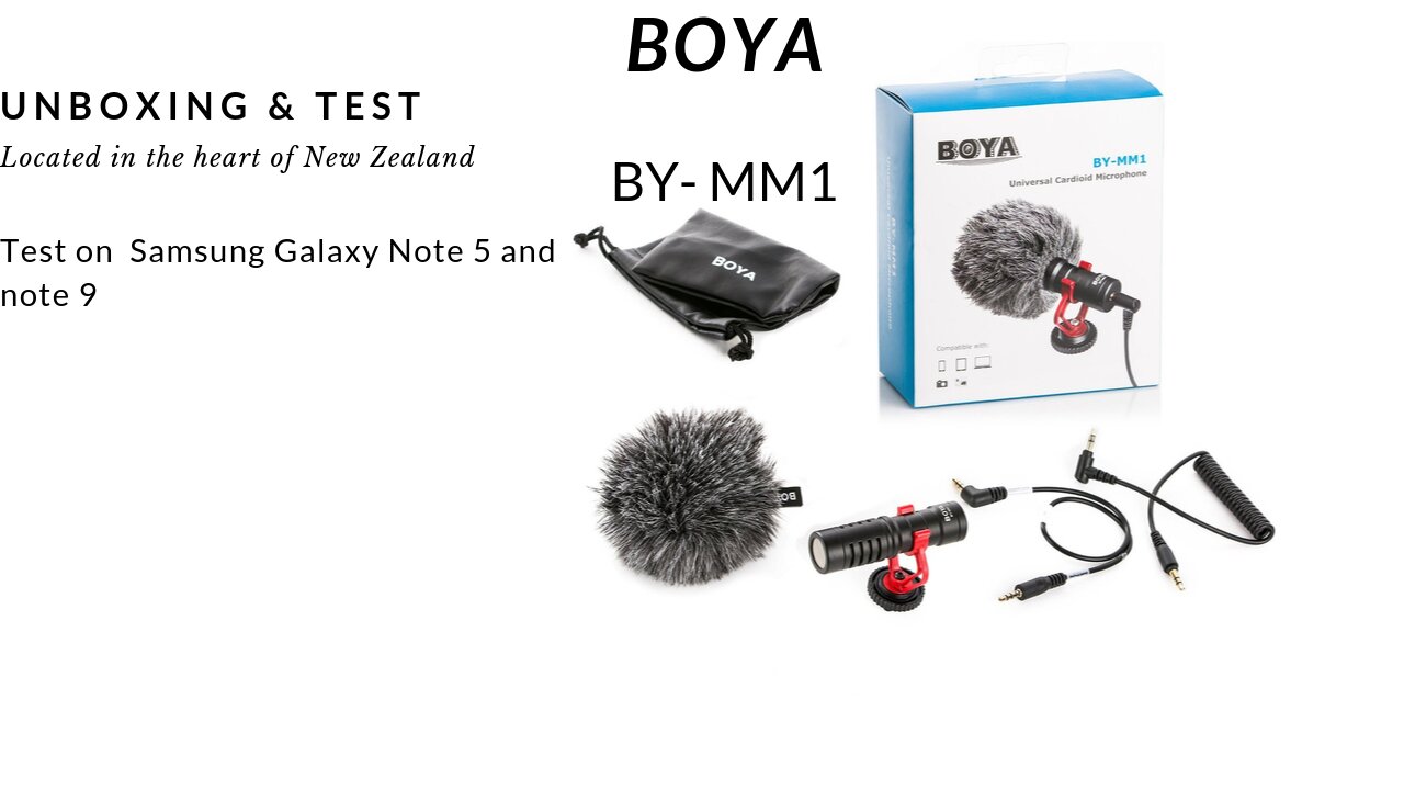 unboxing boya by-mm1