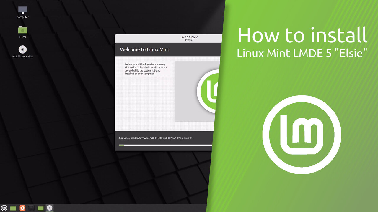 How to install Linux Mint LMDE 5 "Elsie"