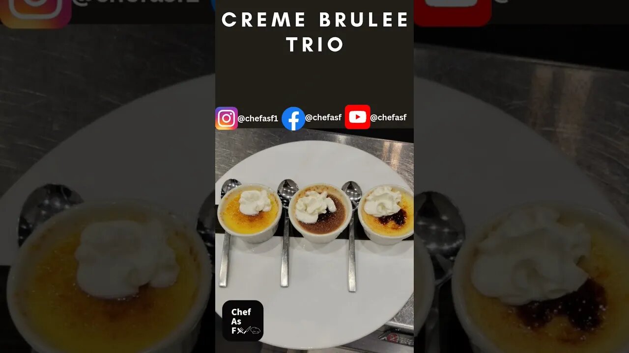 @chefasf #chef #yummy #food #foodie #chefofinstagram #cheflife #foodblogger #shorts #cremebrulee