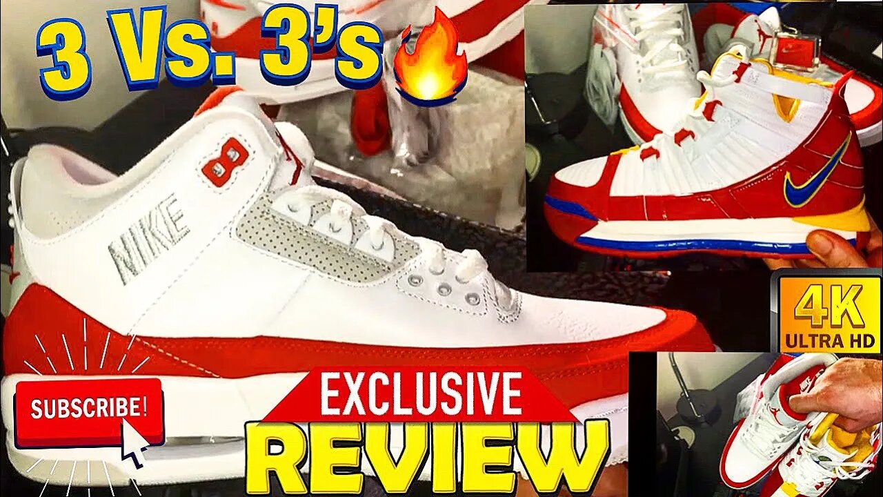 Nike Zoom Lebron III “SuperBron” VS Air Jordan 3 Tinker Hatfield: Sneaker-Wars #001