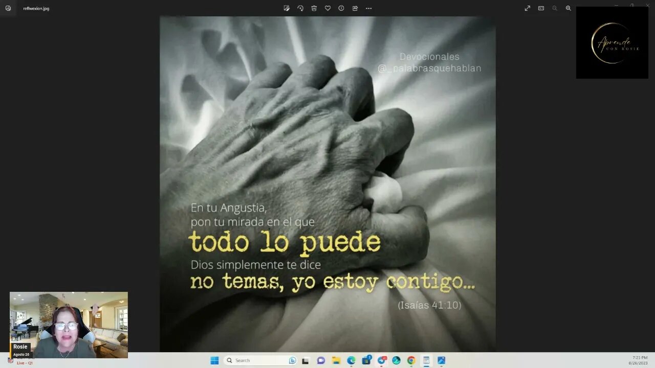 08/27/23 Segmento de Reflexión!