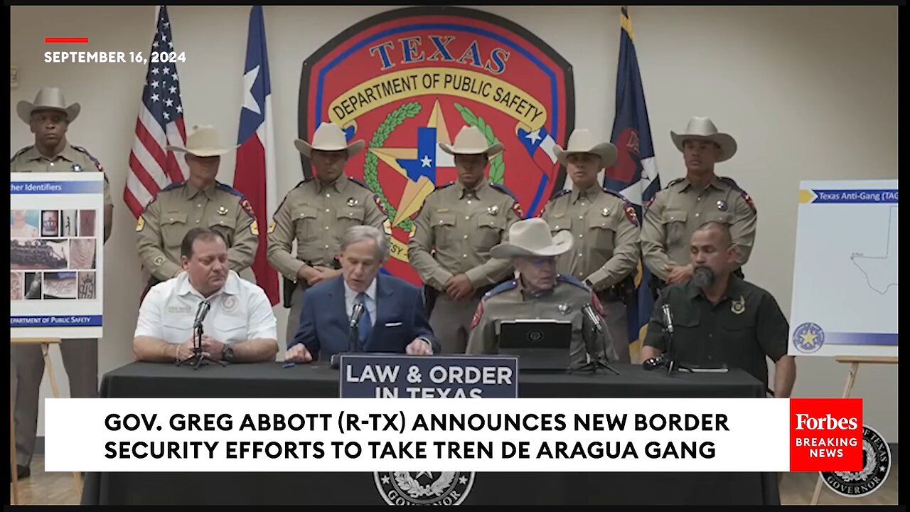 Gov. Abbott: Major Border Security Change to take on 'Deadly' Venezuelan Gang