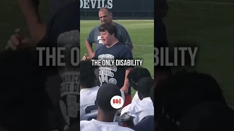 Only Disability In Life Is A Bad Attitude