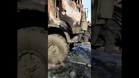 Ukraine War - Destroyed Russian Supply Column