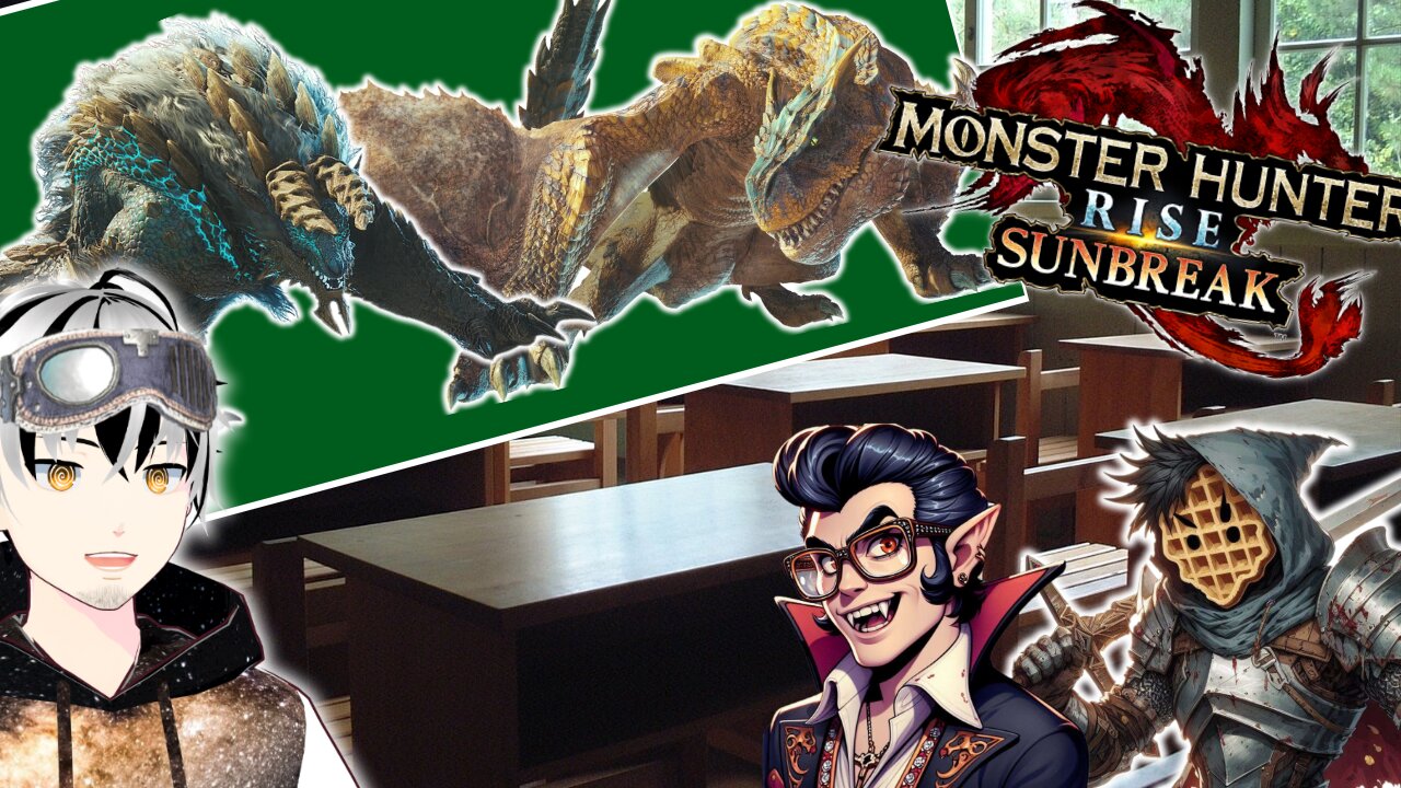 【Monster Hunter Rise Sunbreak】Teaching my friends how to Hunt