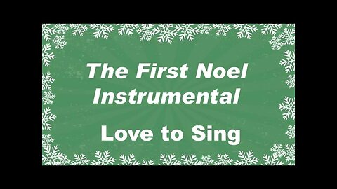 The First Noel Instrumental