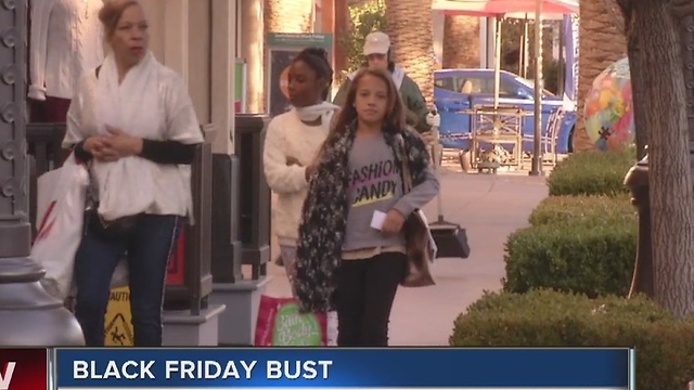 No big crowds on Black Friday in Las Vegas