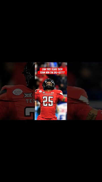 Can this Texas Tech team WIN the Big-12? #collegefootball #collegefootballpredictions #wreckem 🏈