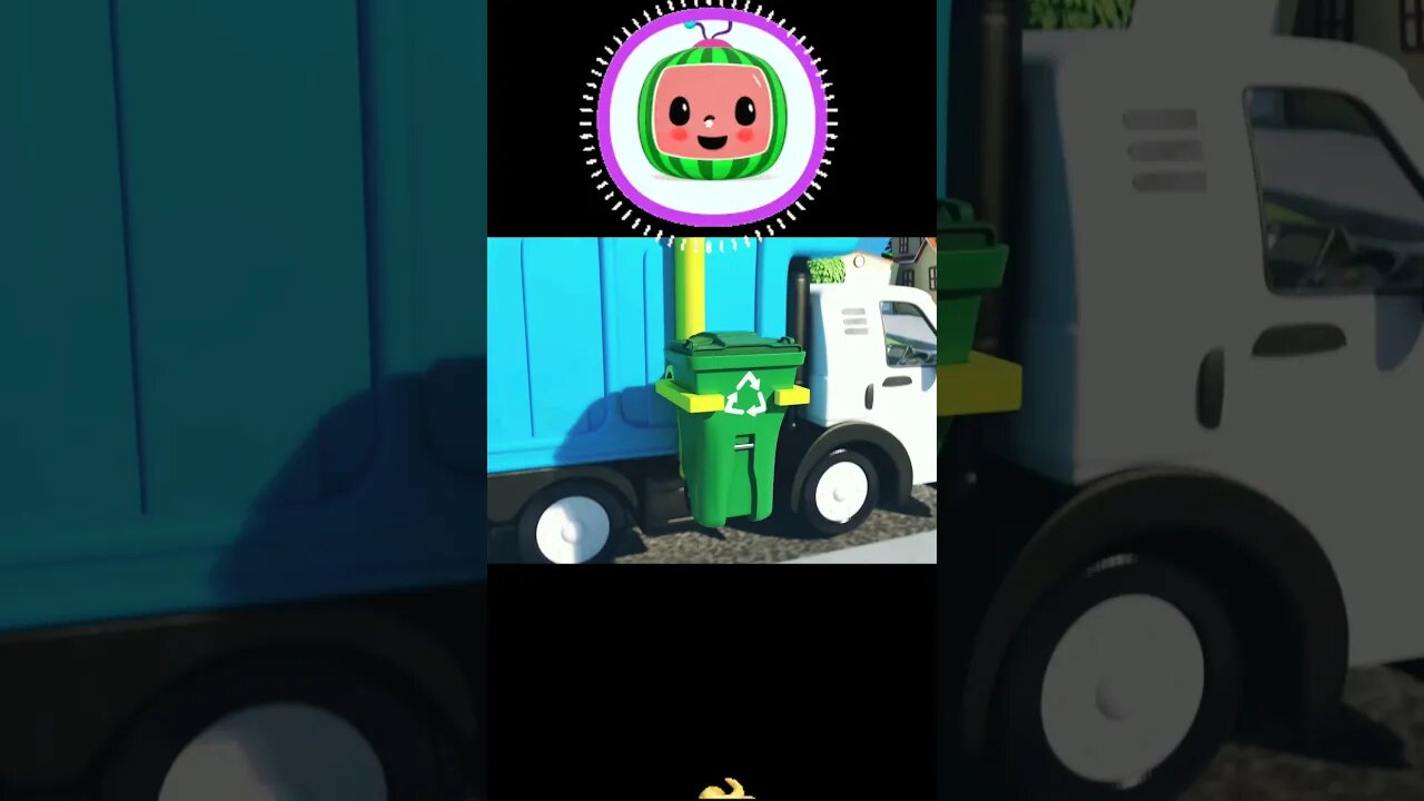 Today is Recycling Day Song 🚚 Recycling Truck Song 🚛 #shorts #tiktok #cocomelon