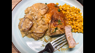 Cheesy Pork Chops & Potato Casserole