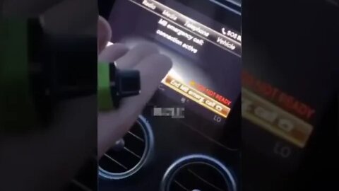 PUSHING EMERGENCY BUTTON ON A MERCEDES