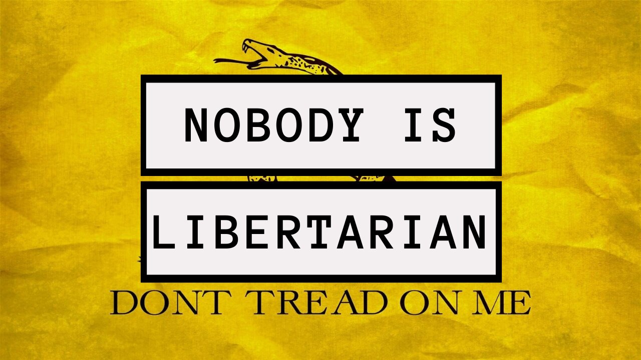 Nobody Is a Libertarian