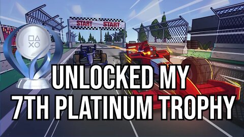 Unlocked my 7th Platinum Trophy on Formula Bit Race DX