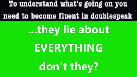 ...they lie about EVERYTHING don't they?