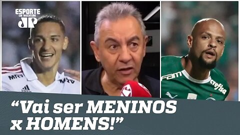"Vai ser MENINOS x HOMENS!", dispara Flavio Prado sobre São Paulo x Palmeiras!