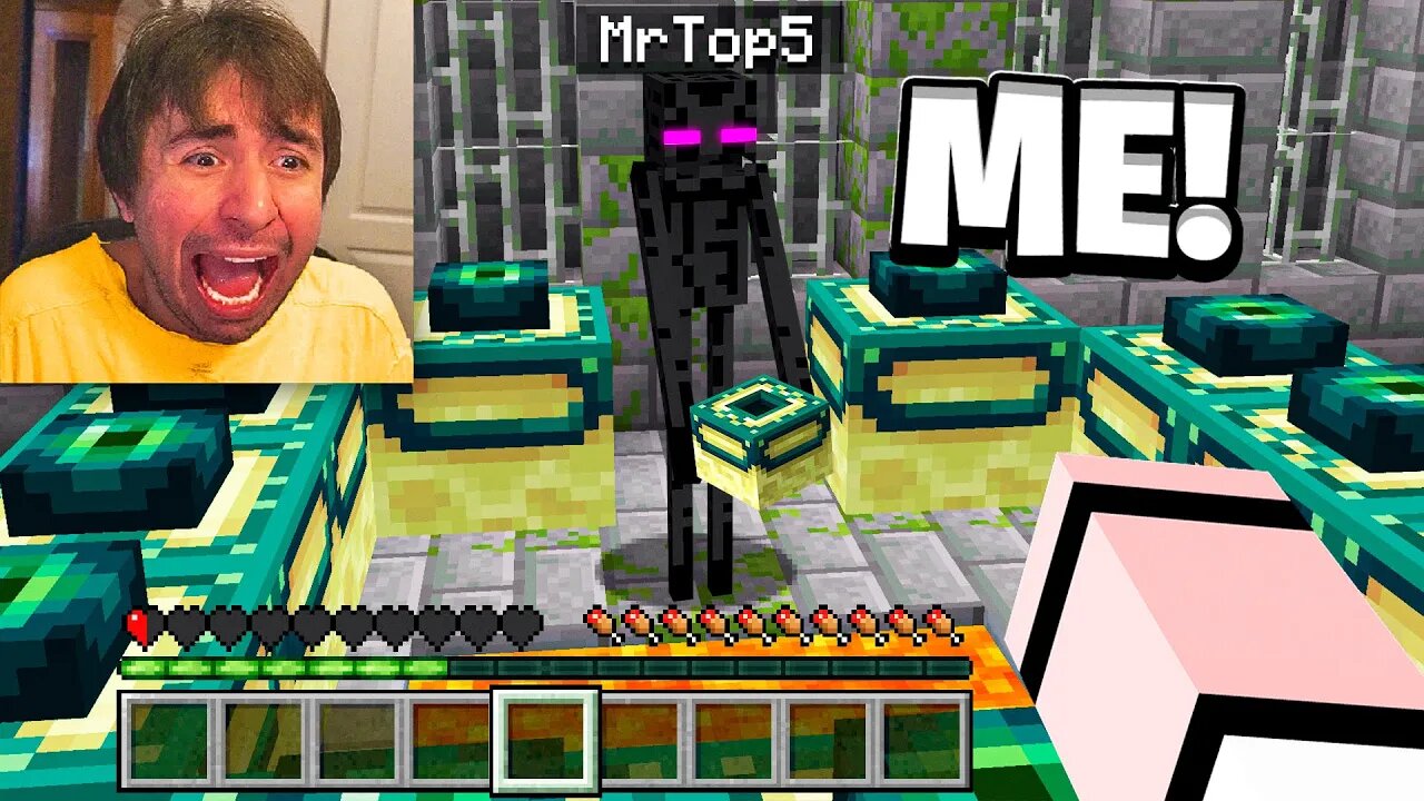 I Trolled Him with a Shapeshift Mod in Minecraft!