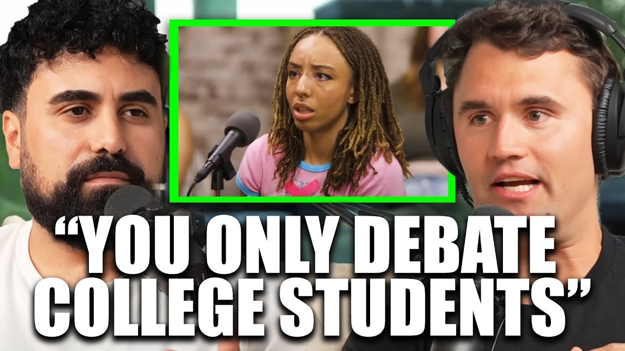 Charlie Kirk Responds To The Claim He "Only Debates College Students"