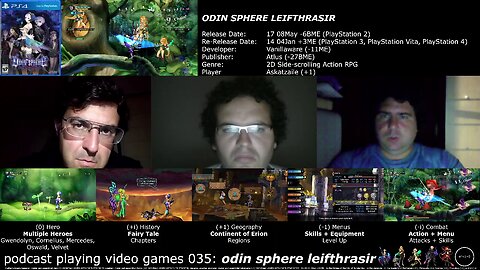 podcast playing video games 035: odin sphere leifthrasir