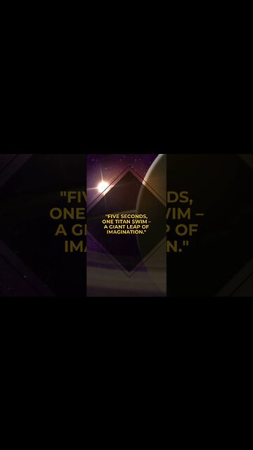 From Earth to Titan: Imagining a Quick Swim